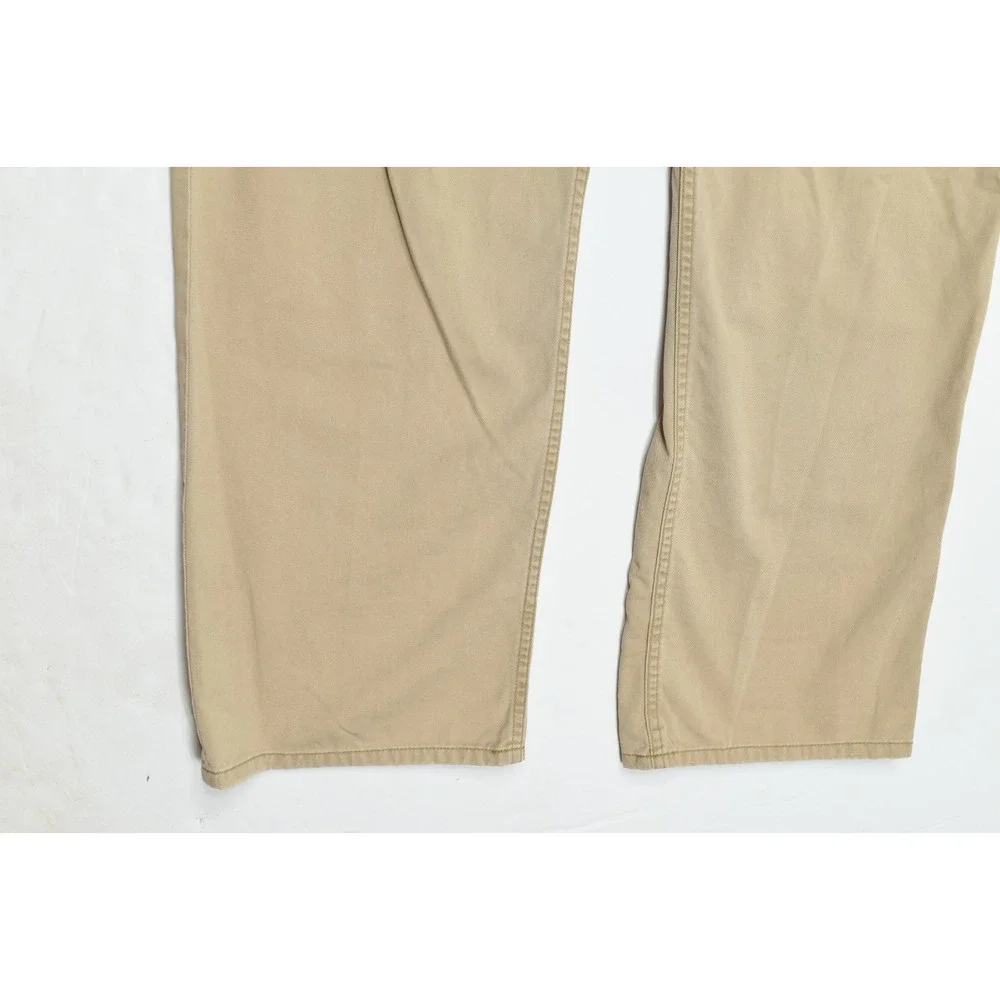 Polo Ralph Lauren 650 Straight Leg Pants Mens 41x31 Beige 5-Pocket Slim Fit